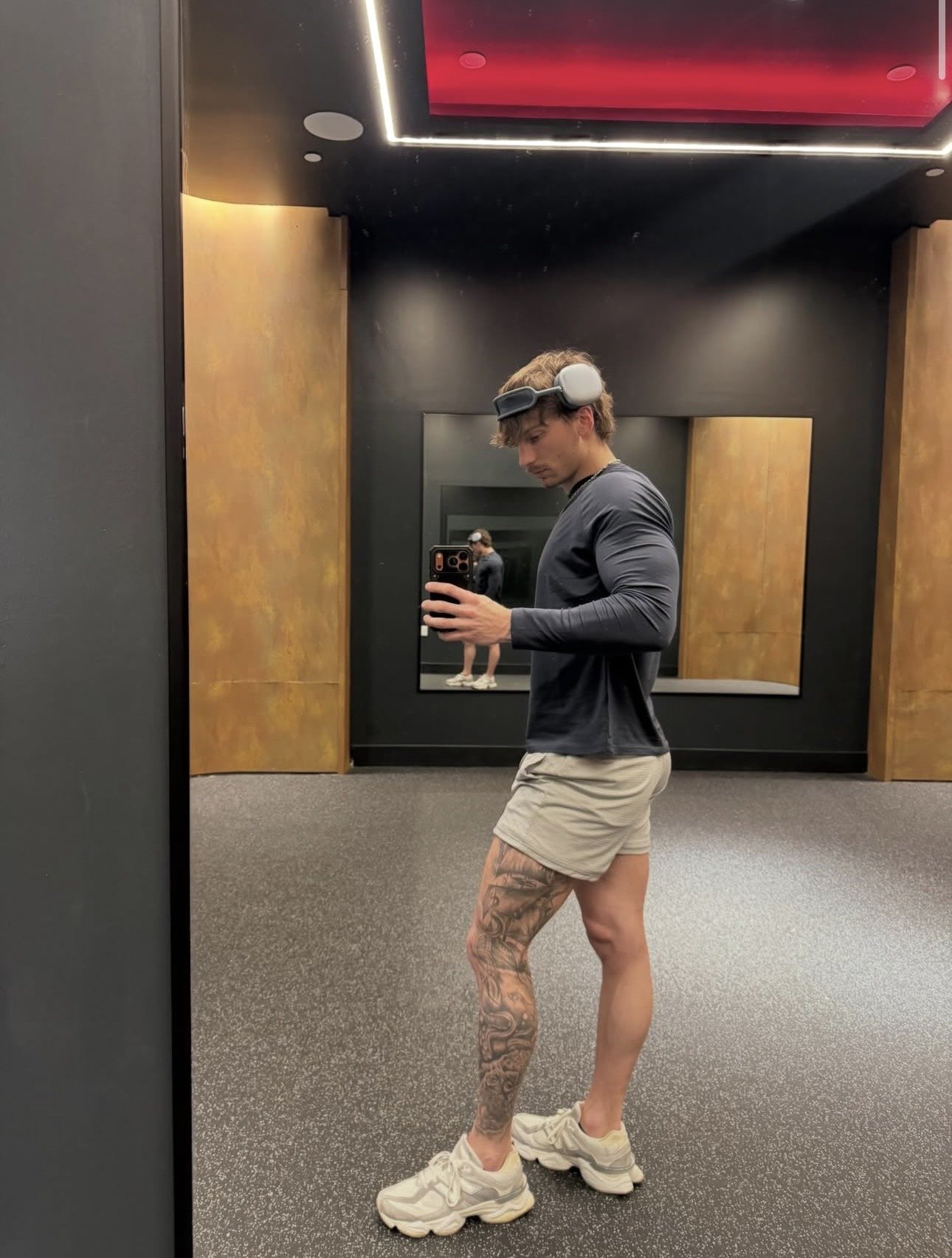 Coach gym mirror